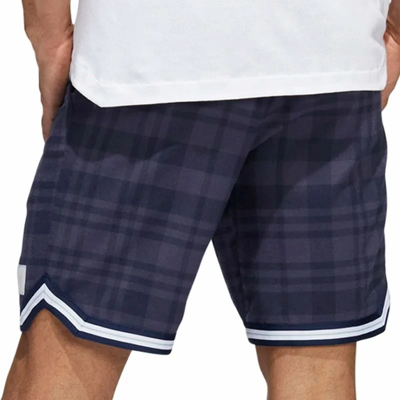 Adidas Men's Adicross 8.5" Plaid Shorts 4 Adidas Men's Adicross 8.5" Plaid Shorts - Image 2