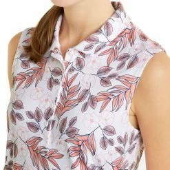 PUMA Women&apos;s CLOUDSPUN Flora Sleeveless Golf Polo -Golf Clubs Shop 10035992 800 auto