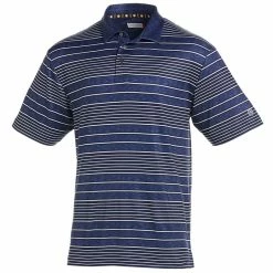 Ben Hogan Men's All Over Space Dye Stripe Polo