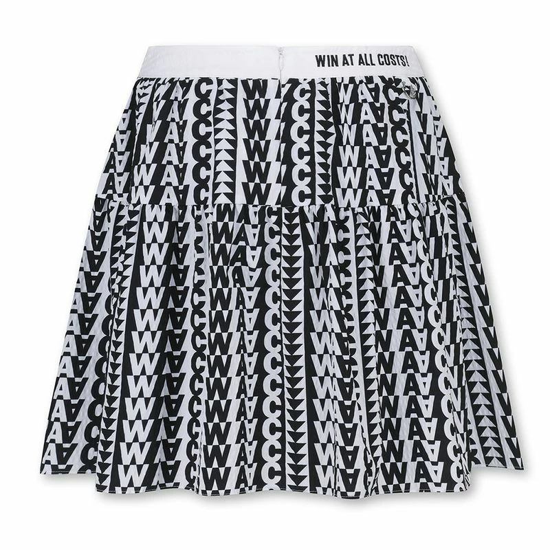 WAAC Women's Logo Pattern Gathered Skort 4 WAAC Women's Logo Pattern Gathered Skort - Image 2