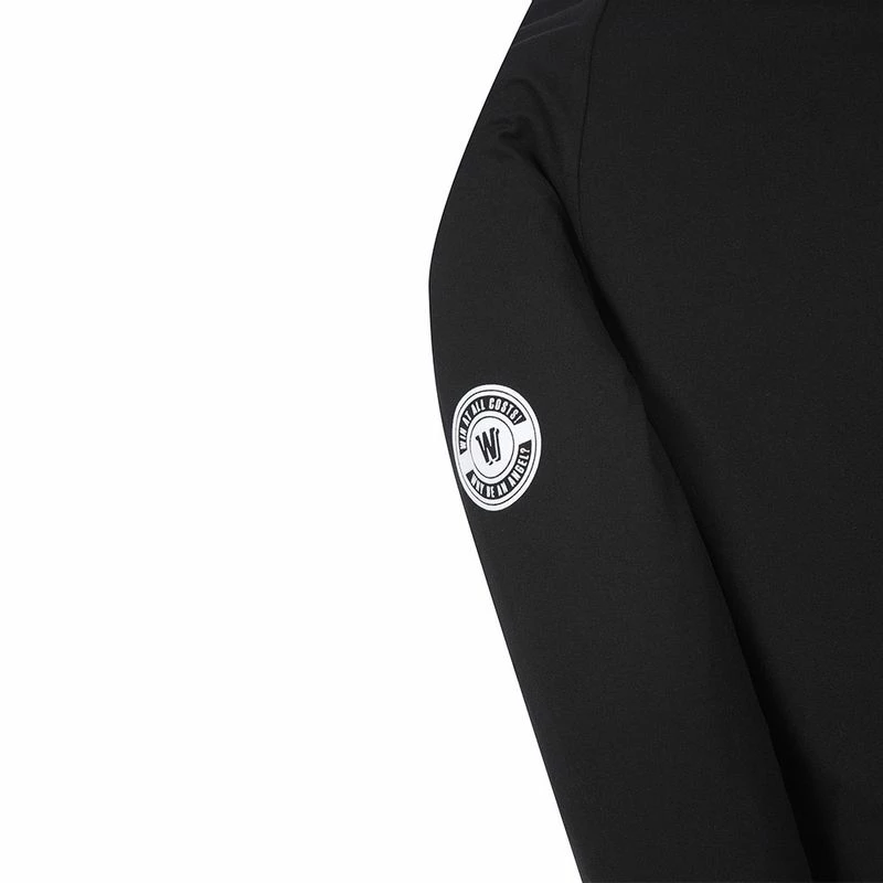 WAAC Men's Embossed Mock Neck T-Shirt 6 WAAC Men's Embossed Mock Neck T-Shirt - Image 4