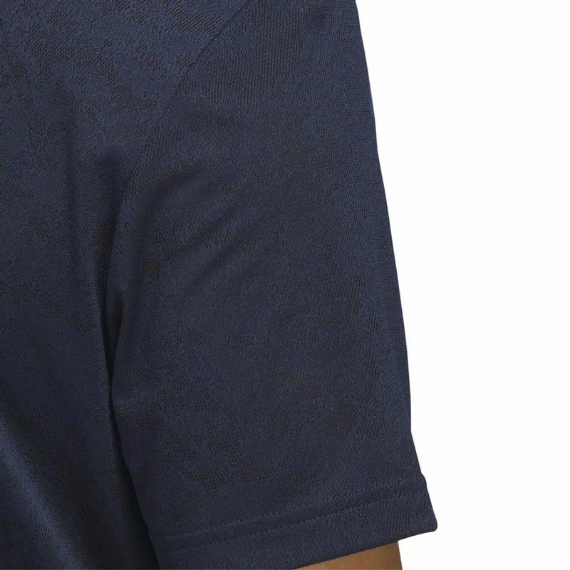 Adidas Men's Textured Jacquard Golf Polo 4 Adidas Men's Textured Jacquard Golf Polo - Image 2