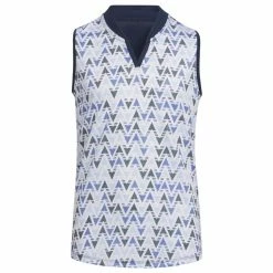 Adidas Girls&apos; HEAT.RDY Printed Sleeveless Polo