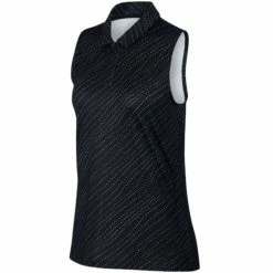 Nike Women&apos;s Dri-Fit Printed Sleeveless Polo
