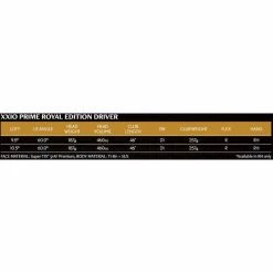 XXIO Prime Royal Edition Driver -Golf Clubs Shop 10516397 800 auto