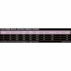 XXIO Women&apos;s Prime Royal Edition Fairway -Golf Clubs Shop 10516429 800 auto