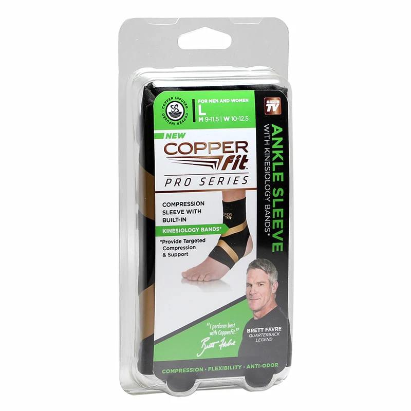 Copper Fit Pro Ankle Compression Sleeve 1 4 Copper Fit Pro Ankle Compression Sleeve 1 - Image 2