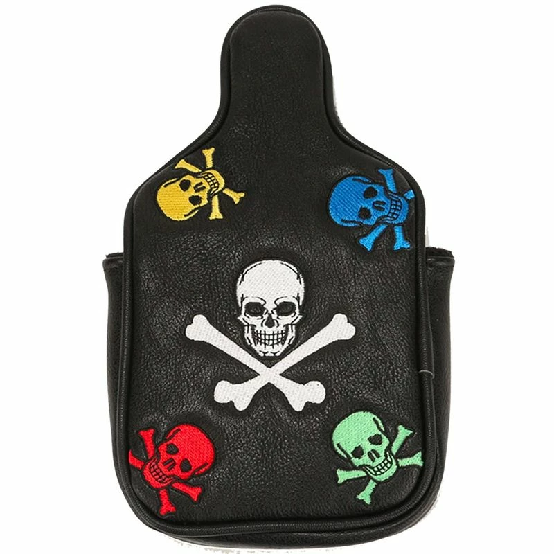 CMC Design Skull And Crossbone Mallet Putter Cover 3 CMC Design Skull And Crossbone Mallet Putter Cover