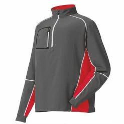 FootJoy Men&apos;s Wind Shell Mid-Layer 1/2 Zip Pullover