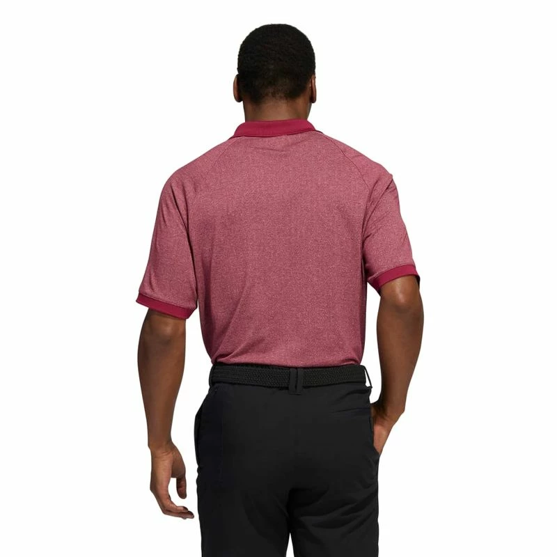 Adidas Men's Moss Stitch Jacquard Polo 4 Adidas Men's Moss Stitch Jacquard Polo - Image 2