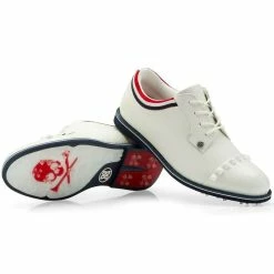 G/Fore Women&apos;s Grosgrain Stud Cap Toe Gallivanter Spikeless Golf Shoes -Golf Clubs Shop 9340511 800 auto