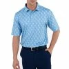 Bobby Jones Men&apos;s Performance Palm Tree Print Jersey Polo