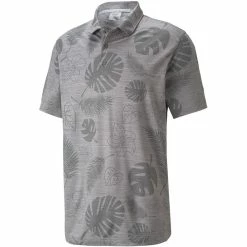 PUMA Men&apos;s CLOUDSPUN Leaves N Flowers Polo
