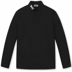 WAAC Men&apos;s Essential Volume Logo Long Sleeve Polo