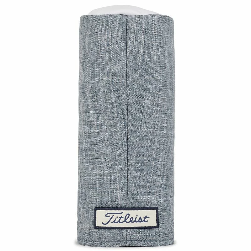 Titleist Limited Edition Leather And Heather Barrel Head Cover 3 Titleist Limited Edition Leather And Heather Barrel Head Cover