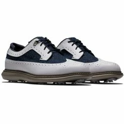 FootJoy Men&apos;s Limited Edition FJ X Harris Tweed Wing Tip Traditions Golf Shoes -Golf Clubs Shop 9807731 800 auto