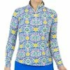 IBKUL Women's Nora Print Long Sleeve Mock Neck Top 1 IBKUL Women's Nora Print Long Sleeve Mock Neck Top -Golf Clubs Shop 9828071 800 auto