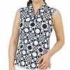 IBKUL Women&apos;s Elise Print Sleeveless Polo -Golf Clubs Shop 9832085 800 auto