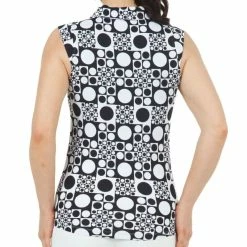 IBKUL Women&apos;s Elise Print Sleeveless Polo -Golf Clubs Shop 9832086 800 auto