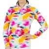 IBKUL Women's Matilda Print Long Sleeve Zip Mock Top 1 IBKUL Women's Matilda Print Long Sleeve Zip Mock Top -Golf Clubs Shop 9832261 800 auto
