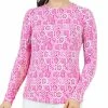 IBKUL Women&apos;s Long Sleeve Crew Neck Top - Terra Print -Golf Clubs Shop 9832722 800 auto