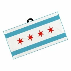 CMC Design Chicago Flag Player&apos;s Towel
