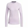 Adidas Women&apos;s Textured Long Sleeve Crew Neck -Golf Clubs Shop 9859467 800 auto