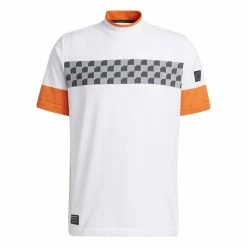 Adidas Men&apos;s Adicross Checkered Mock Neck Polo
