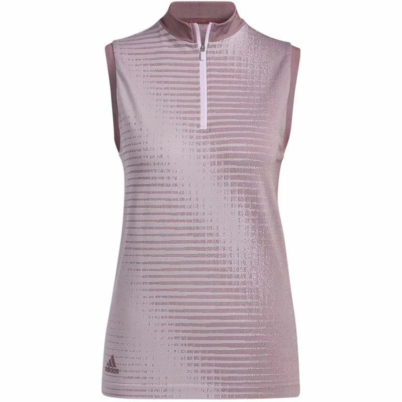 Adidas Women's Primeknit Sleeveless Polo 3 Adidas Women's Primeknit Sleeveless Polo