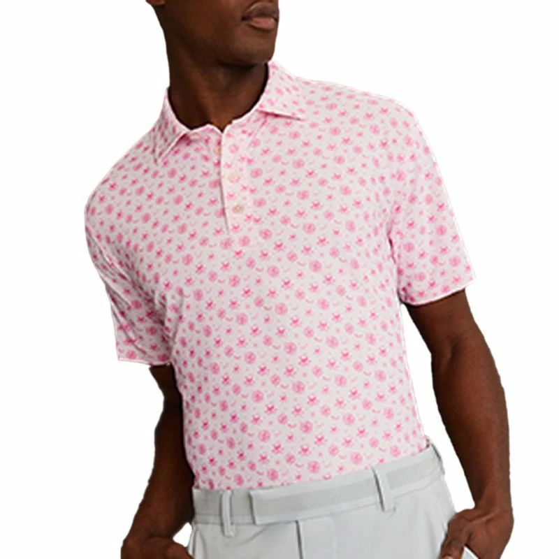 G/Fore Men's Sketch Tech Piqué Polo 5 G/Fore Men's Sketch Tech Piqué Polo - Image 3