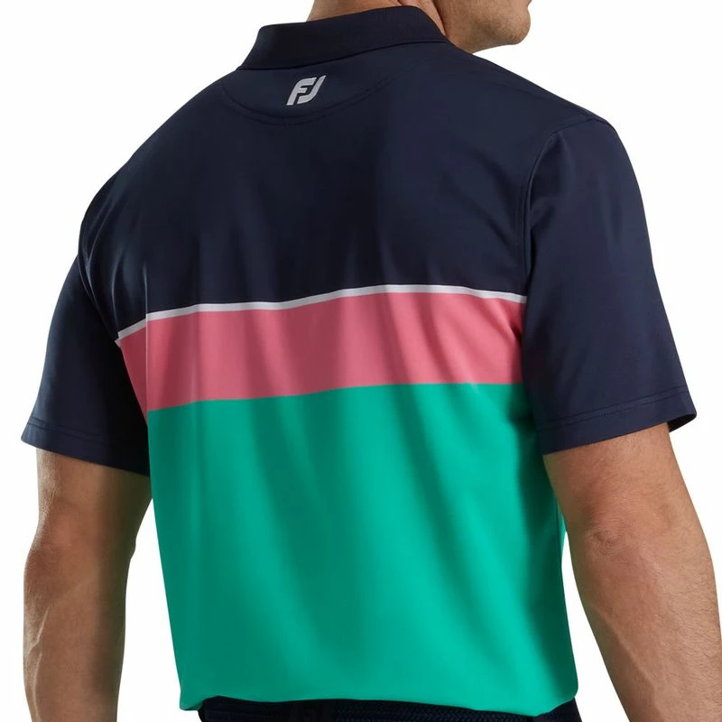 FootJoy Men's Color Theory Lisle Polo 4 FootJoy Men's Color Theory Lisle Polo - Image 2