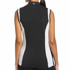 Callaway Women&apos;s Color Block Snap Front Sleeveless Golf Polo -Golf Clubs Shop 9977708 800 auto