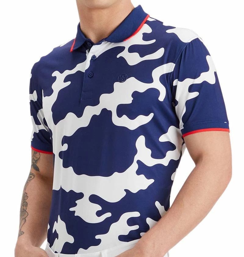 G/Fore Men's Exploded Camo Tech Jersey Polo 4 G/Fore Men's Exploded Camo Tech Jersey Polo - Image 2