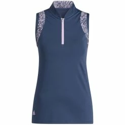 Adidas Women&apos;s Ultimate365 Sleeveless 1/4 Zip Polo