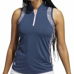 Adidas Women&apos;s Ultimate365 Sleeveless 1/4 Zip Polo -Golf Clubs Shop 9999819 800 auto